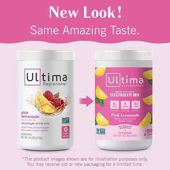 Ultima Hydrating Electrolyte Powder Pink Lemonade